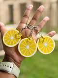 Lemon Slice Keychain