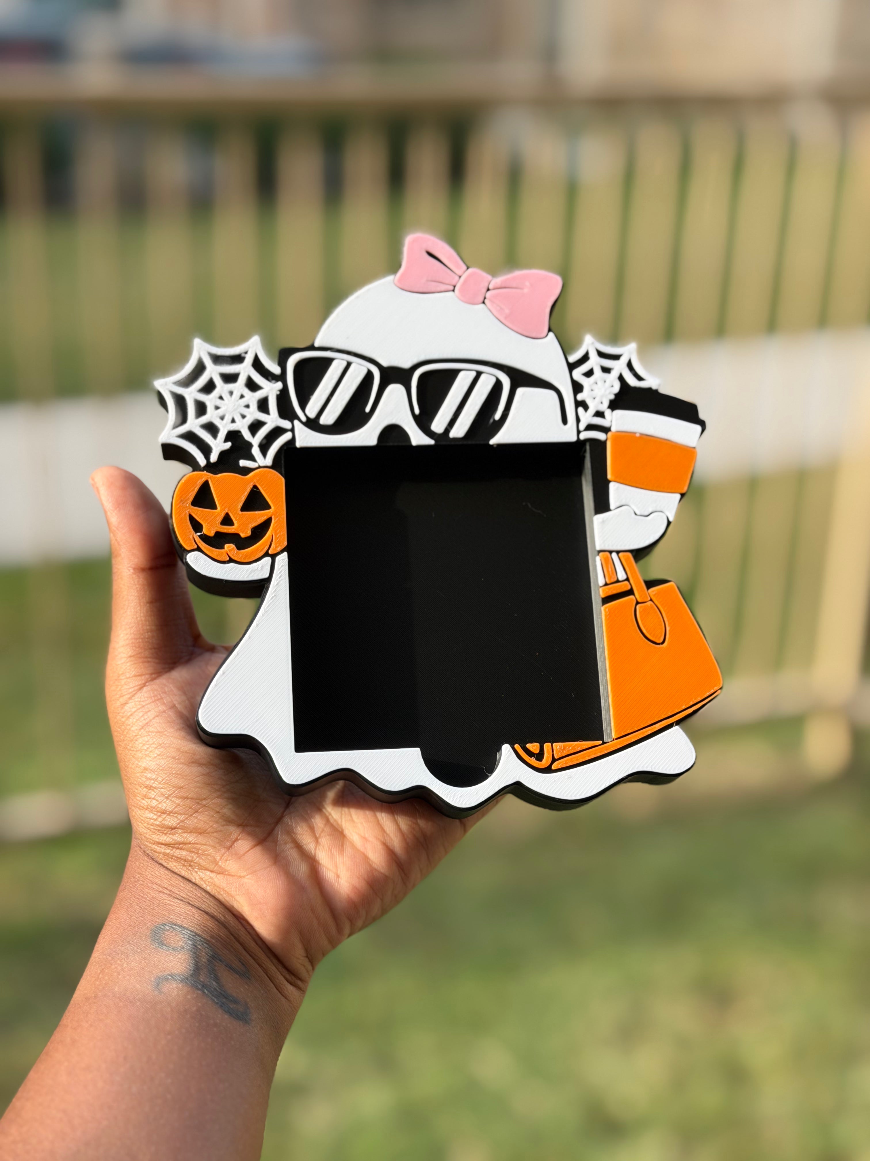 👻 Spooky Cute Ghost Sticky Note Holder