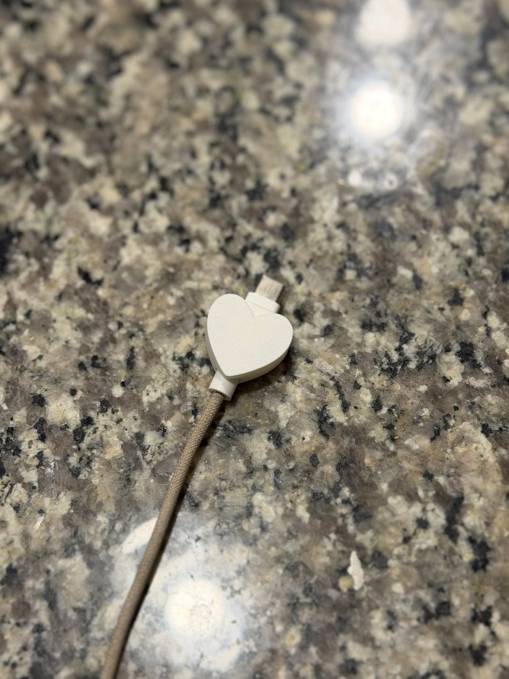 Heart-Shaped iPhone Charger Protector | 3D Printed Cable Saver