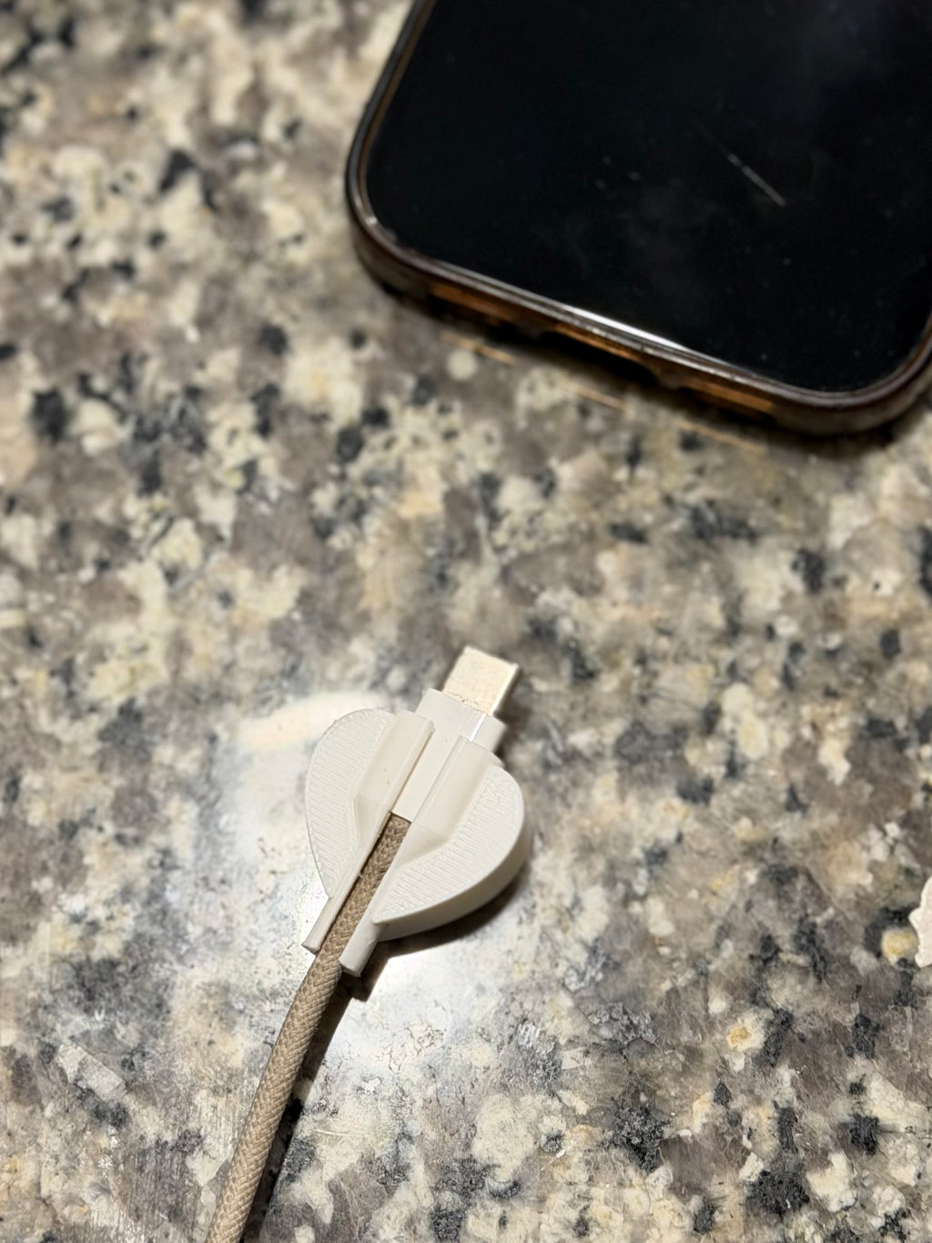 Heart-Shaped iPhone Charger Protector | 3D Printed Cable Saver