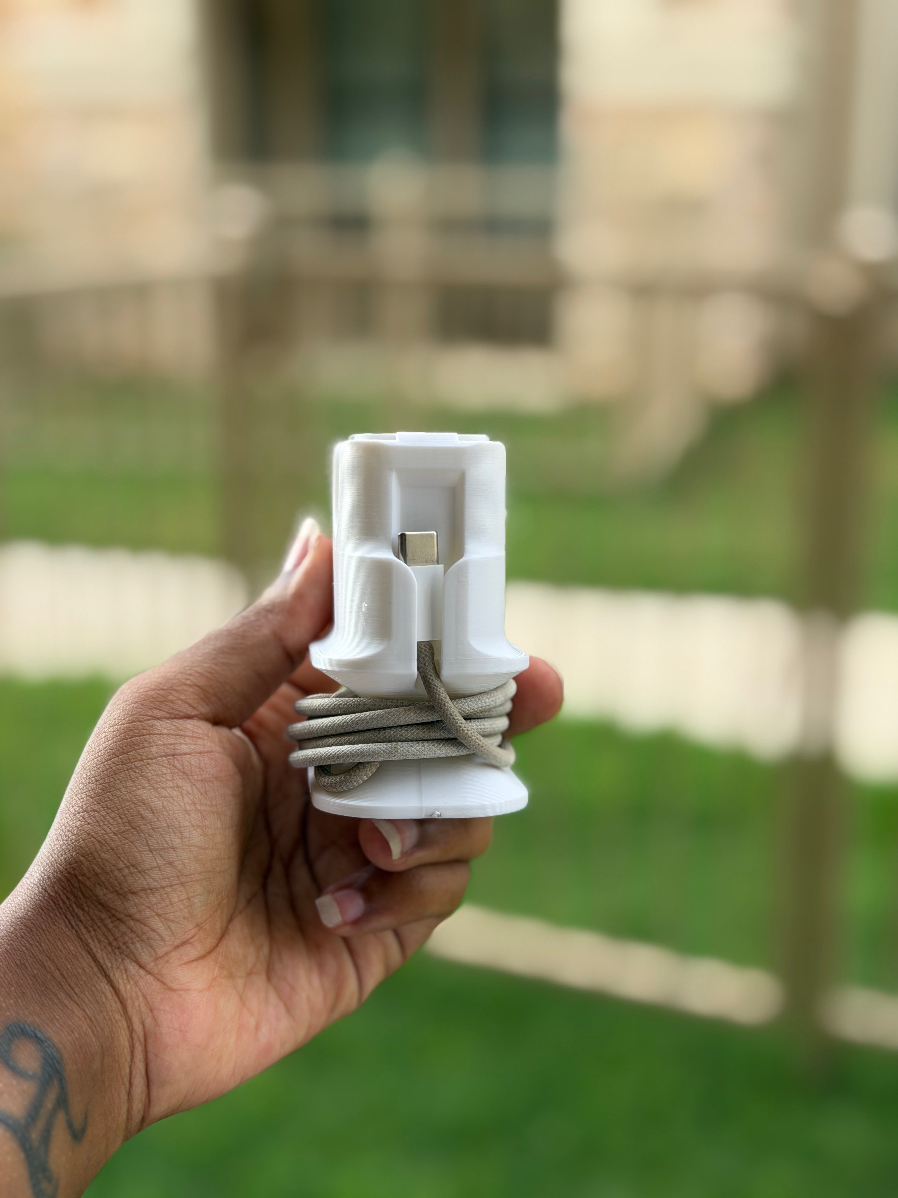 iPhone Charger Holder | 3D Printed Charging Cable Stand