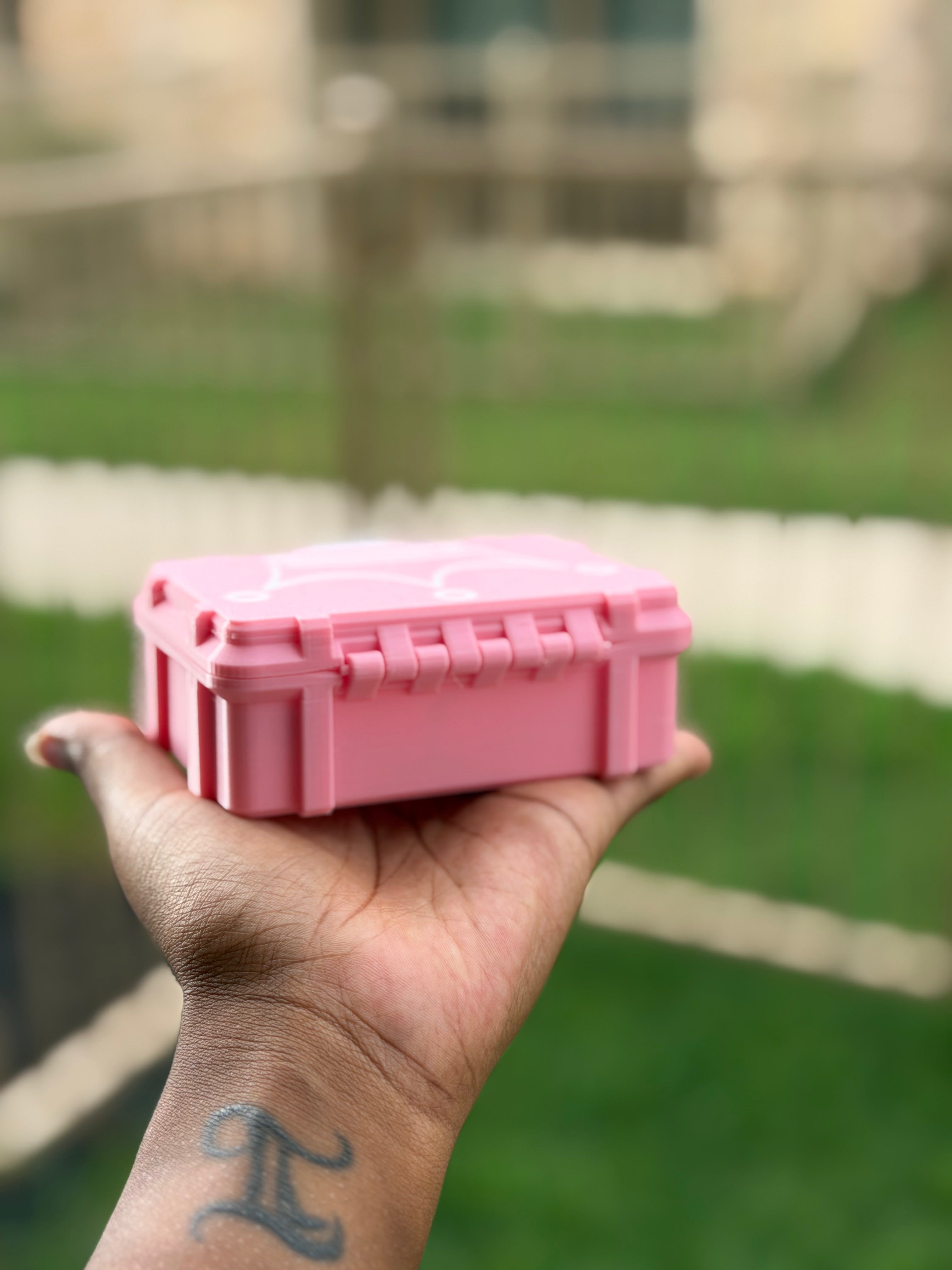 Princess Crown Keepsake Box | Personalized Color 3D Printed Treasure Box