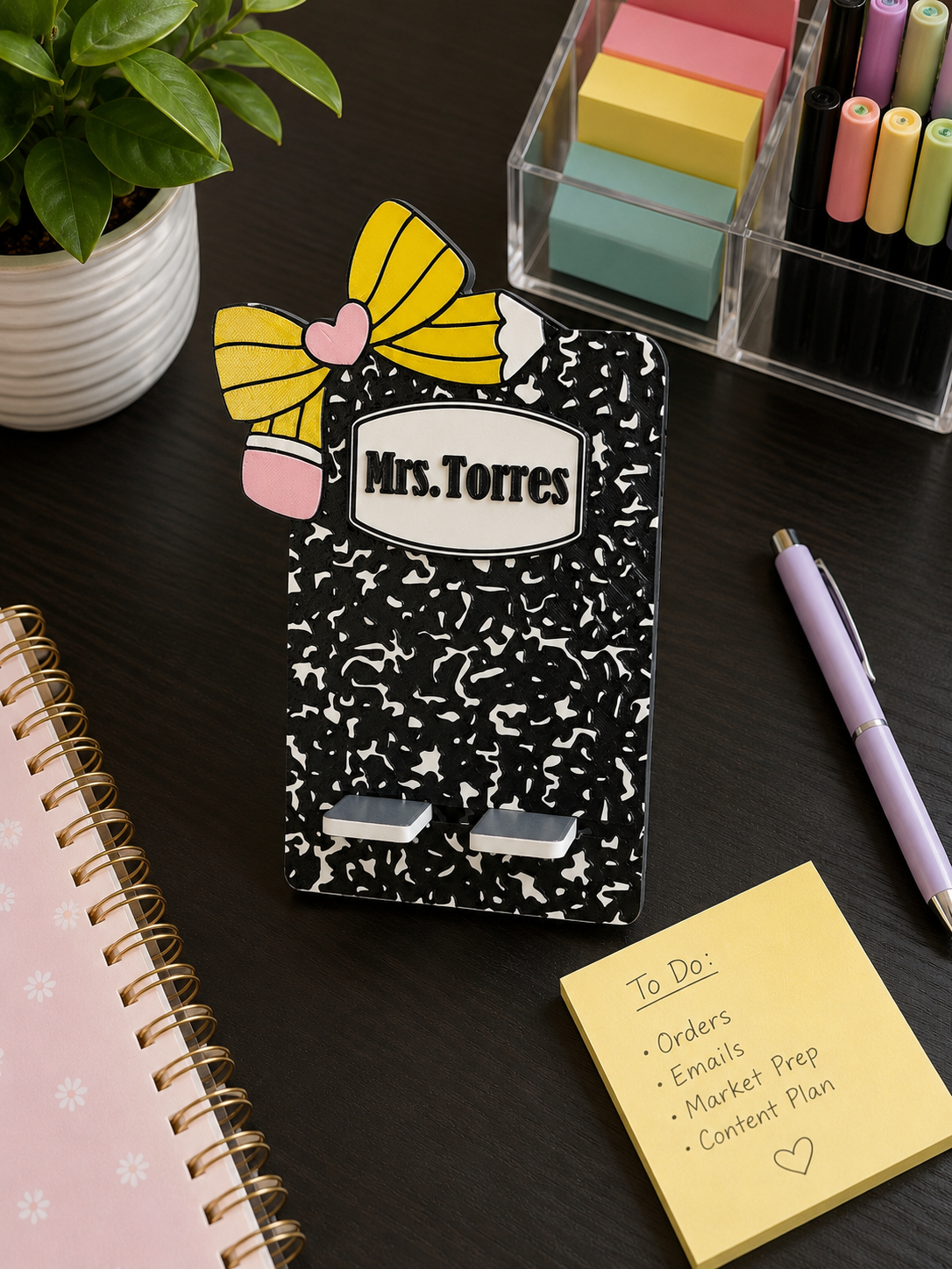 Personalized Teacher Desk Gift Set